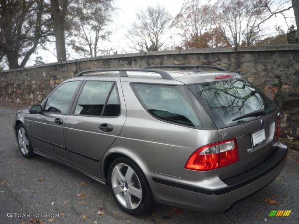 2005 9-5 Aero Sport Wagon - Steel Gray Metallic / Granite Gray photo #4