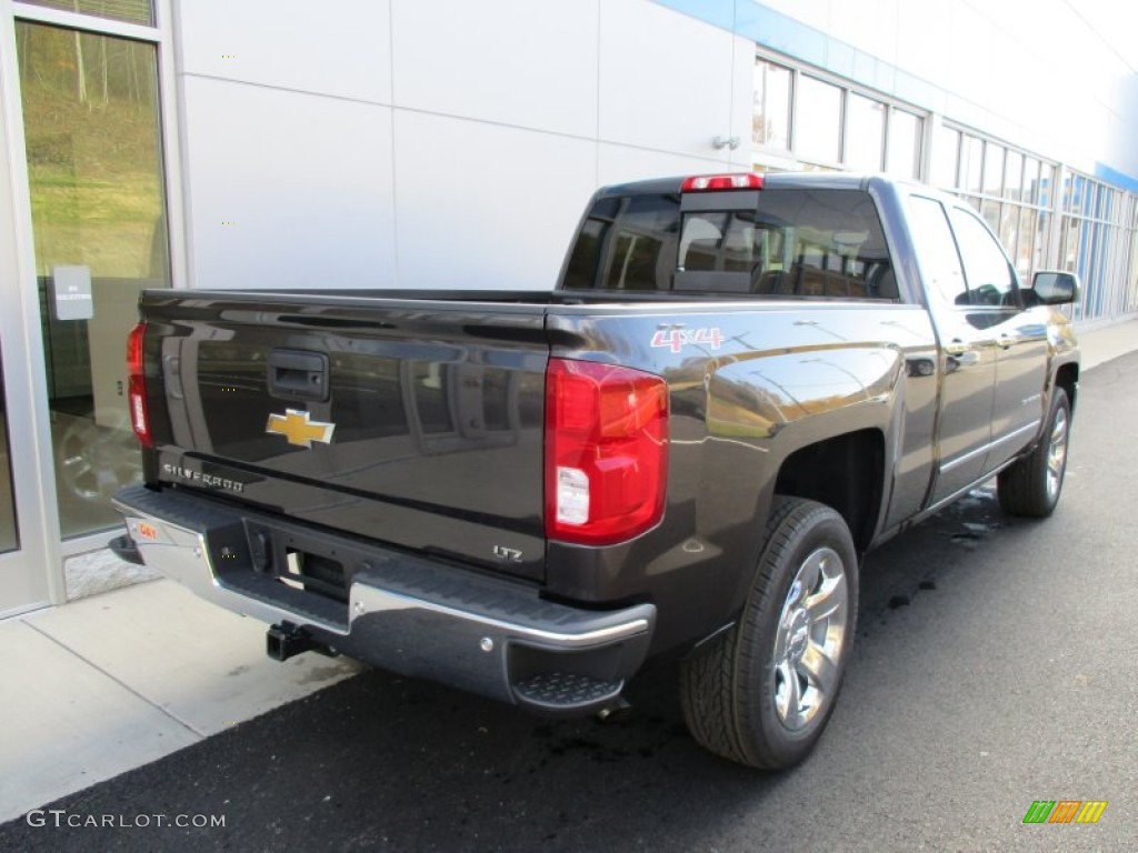 Tungsten Metallic 2016 Chevrolet Silverado 1500 LTZ Double Cab 4x4 Exterior Photo #108099448