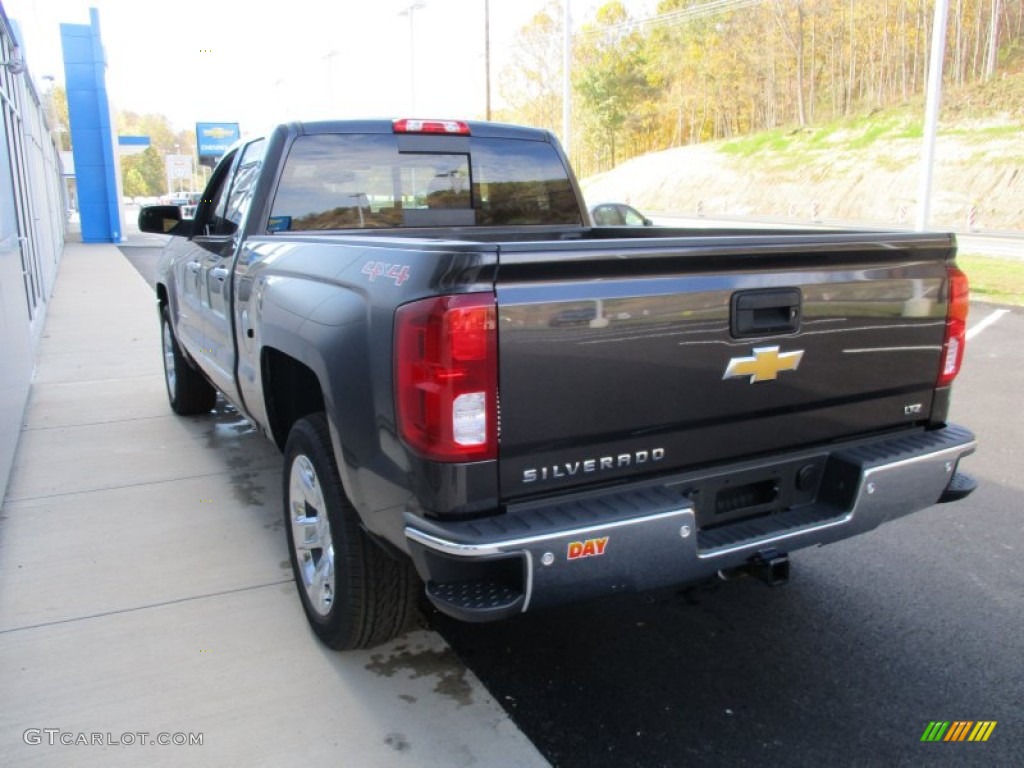 2016 Silverado 1500 LTZ Double Cab 4x4 - Tungsten Metallic / Jet Black photo #6