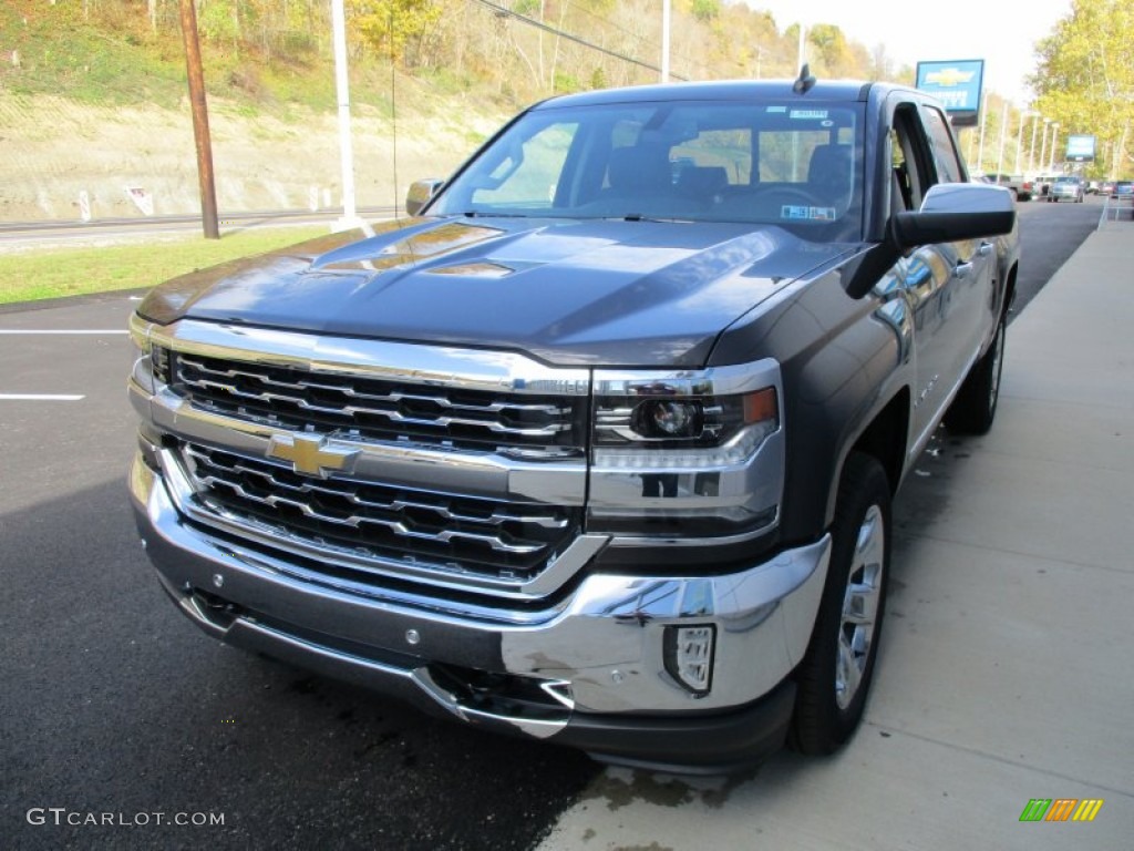 2016 Silverado 1500 LTZ Double Cab 4x4 - Tungsten Metallic / Jet Black photo #8