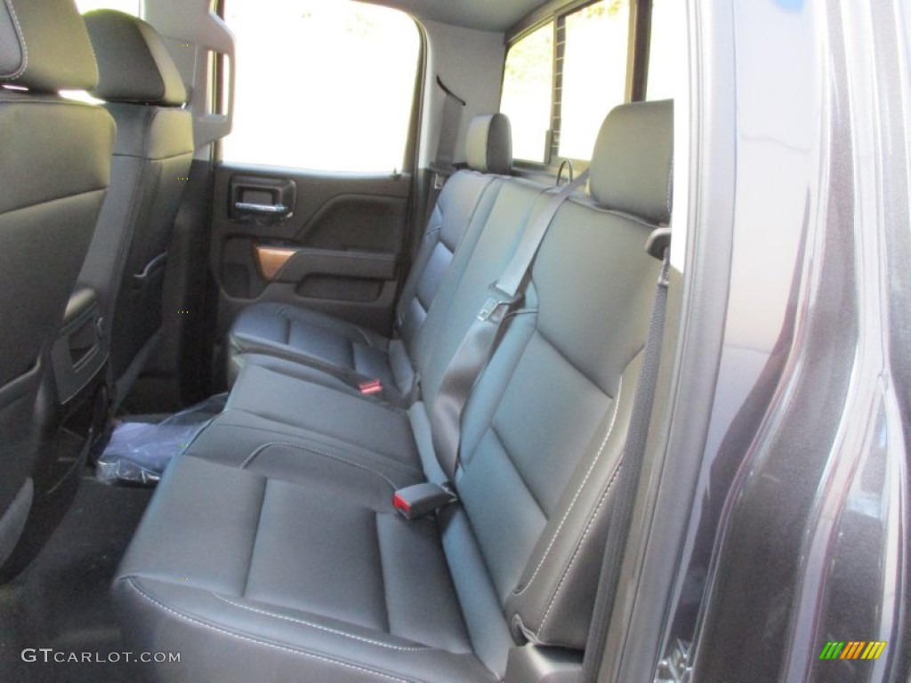 Jet Black Interior 2016 Chevrolet Silverado 1500 LTZ Double Cab 4x4 Photo #108099627