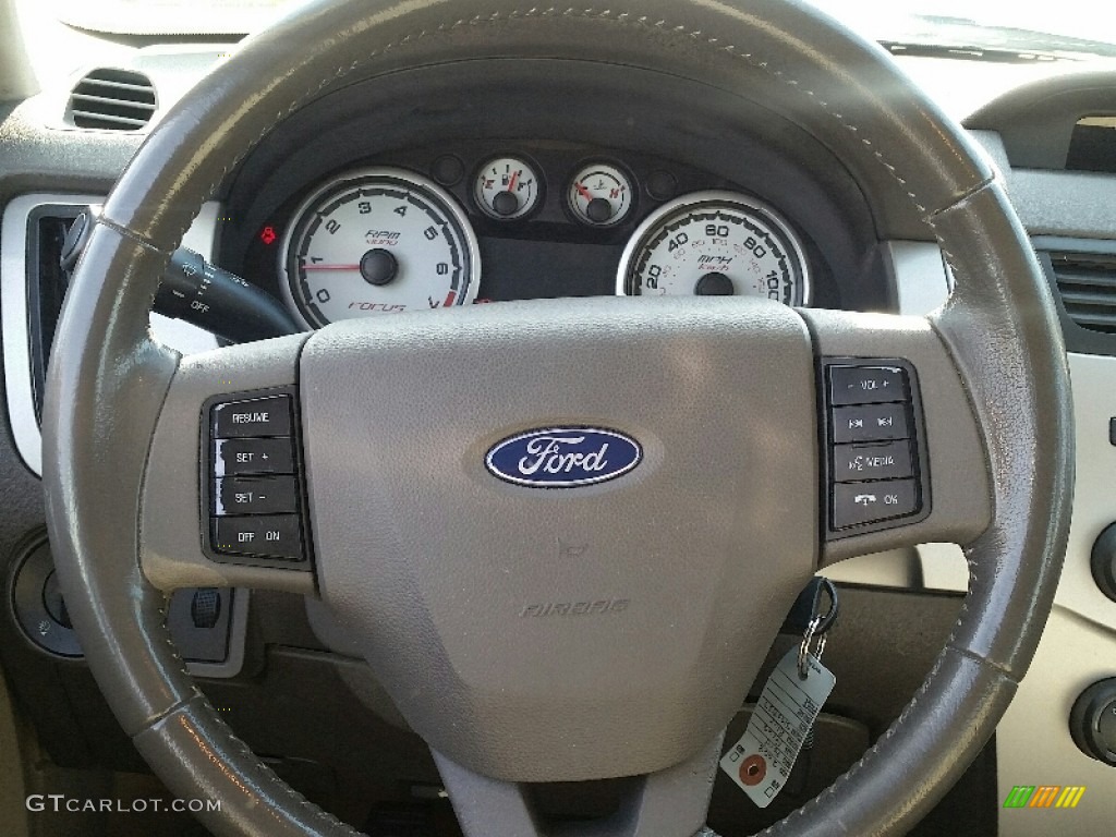 2008 Focus SES Sedan - Vista Blue Metallic / Medium Stone photo #13