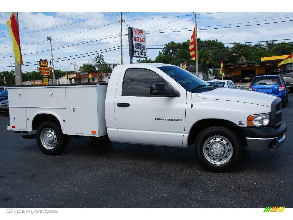 Bright White Dodge Ram 2500