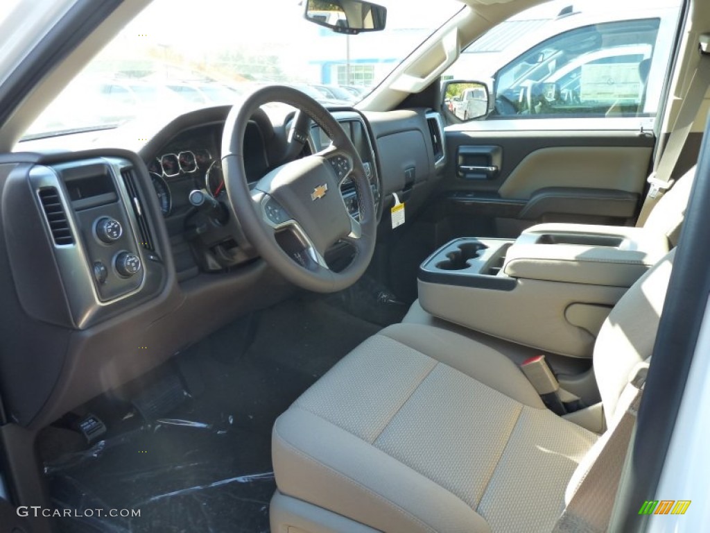 Cocoa/Dune Interior 2016 Chevrolet Silverado 1500 LT Double Cab 4x4 Photo #108099947
