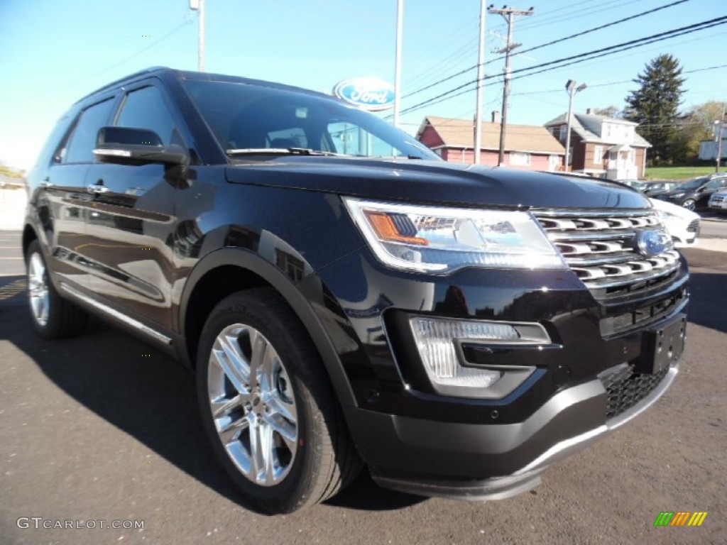 Shadow Black 2016 Ford Explorer Limited 4WD Exterior Photo #108100307
