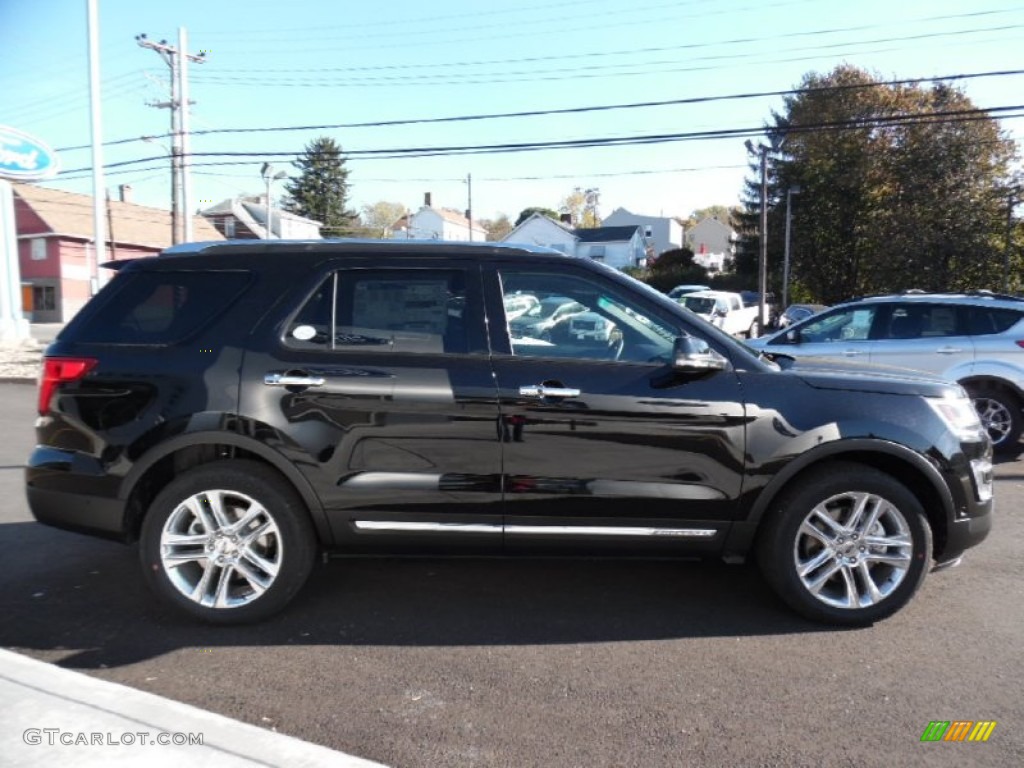 2016 Explorer Limited 4WD - Shadow Black / Ebony Black photo #4