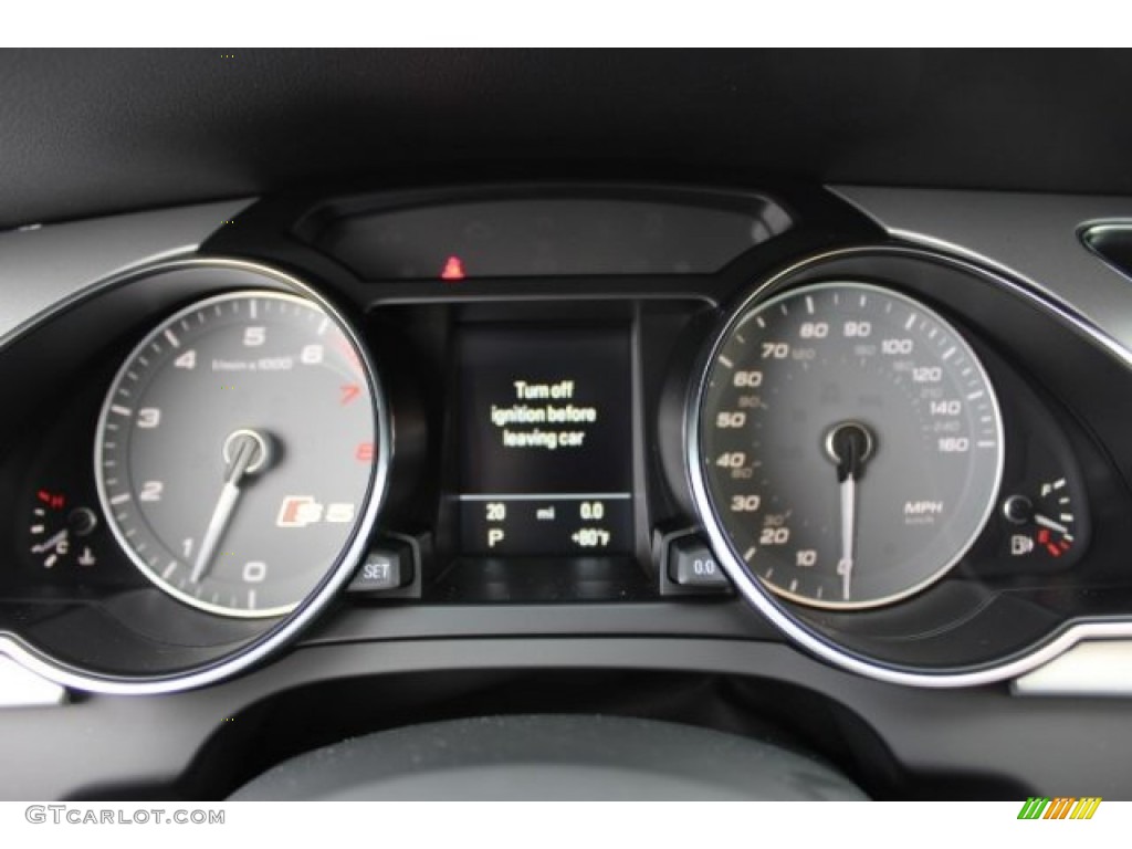 2016 Audi S5 Premium Plus quattro Coupe Gauges Photo #108101053