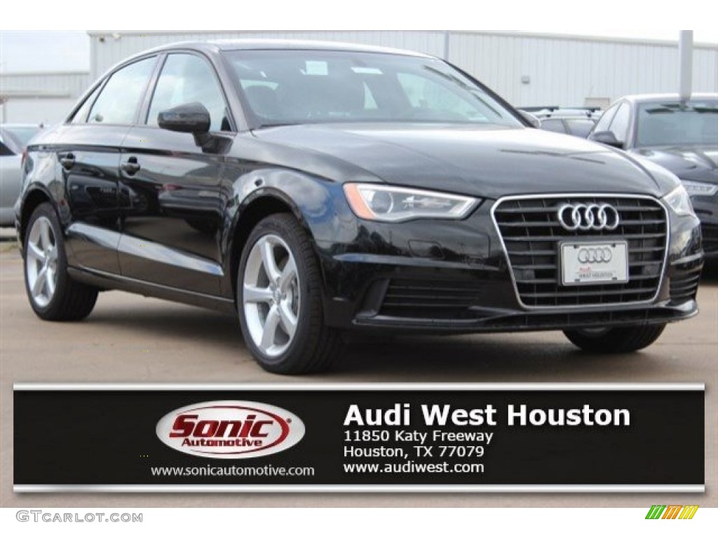 2016 A3 1.8 Premium - Mythos Black Metallic / Chestnut Brown photo #1
