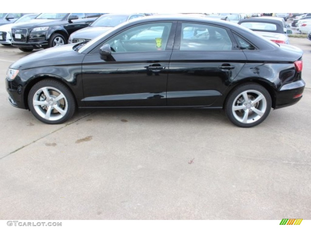 Mythos Black Metallic 2016 Audi A3 1.8 Premium Exterior Photo #108101201