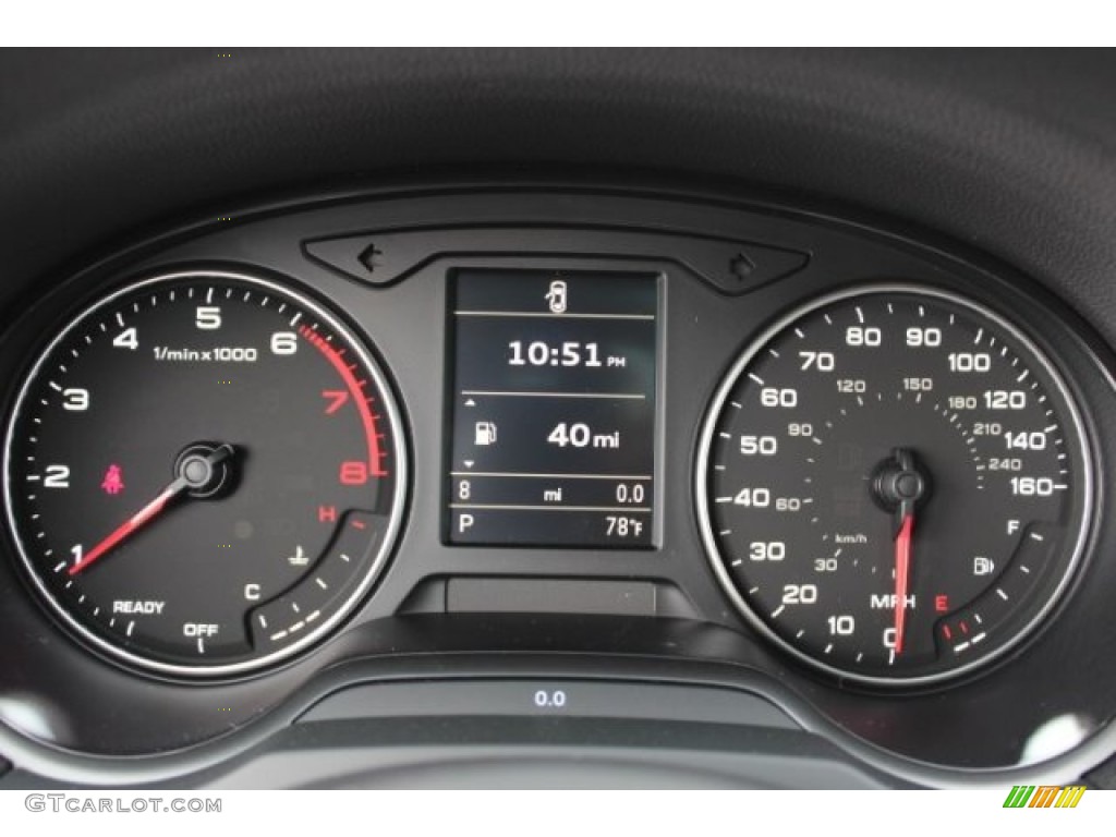 2016 Audi A3 1.8 Premium Gauges Photo #108101741