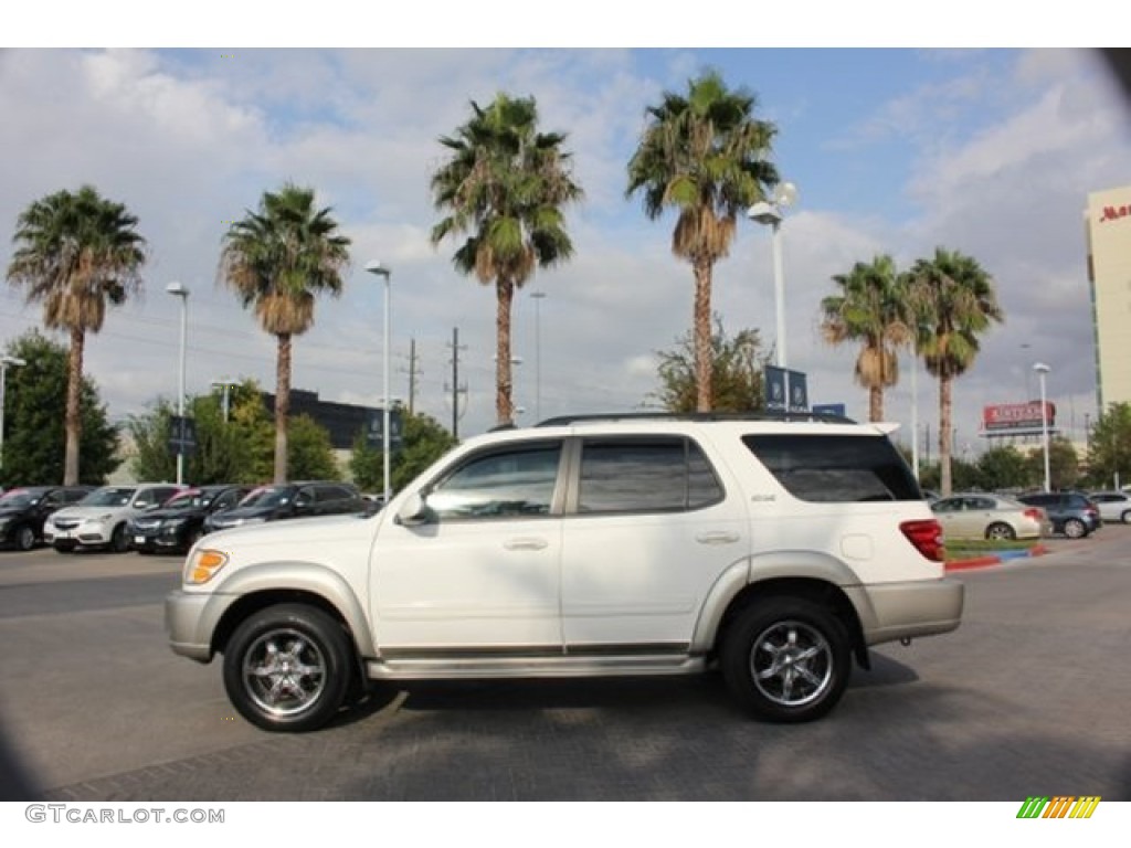 Natural White 2002 Toyota Sequoia SR5 Exterior Photo #108102026