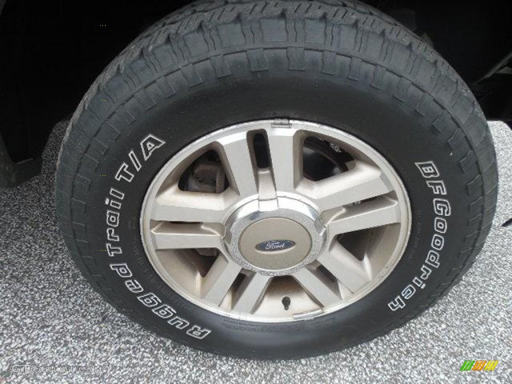 2005 F150 Lariat SuperCrew 4x4 - Dark Stone Metallic / Tan photo #23