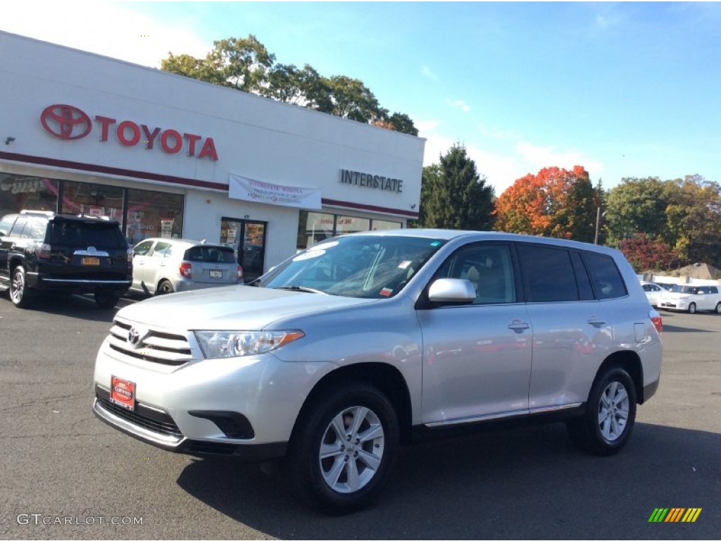 2013 Highlander V6 4WD - Classic Silver Metallic / Ash photo #1