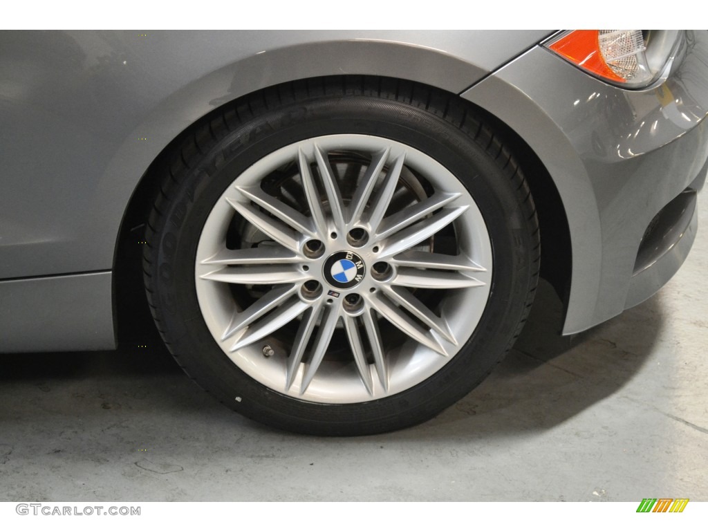 2013 1 Series 128i Coupe - Space Gray Metallic / Black photo #3