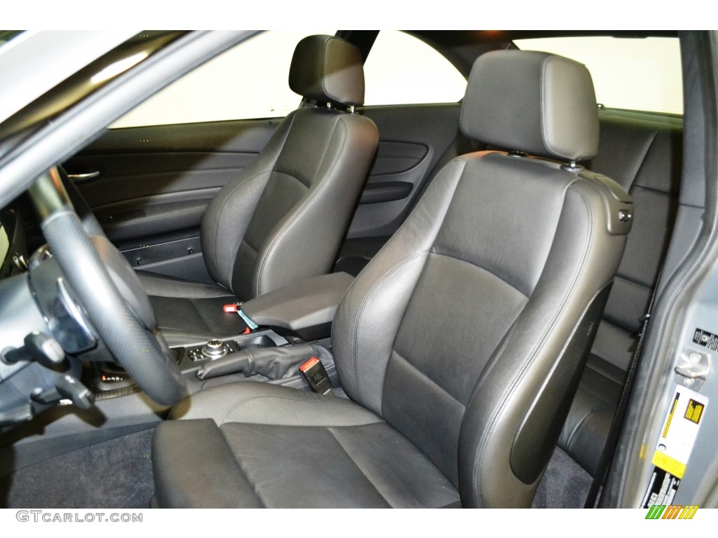 2013 1 Series 128i Coupe - Space Gray Metallic / Black photo #14