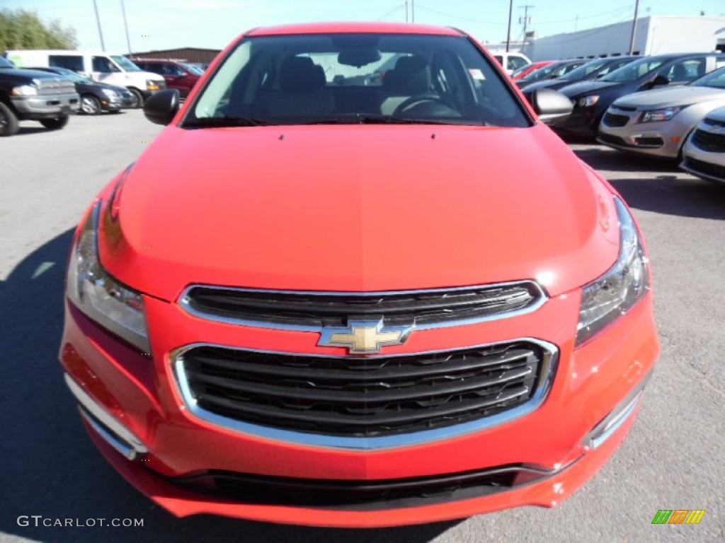 2016 Cruze Limited LS - Red Hot / Jet Black/Medium Titanium photo #2