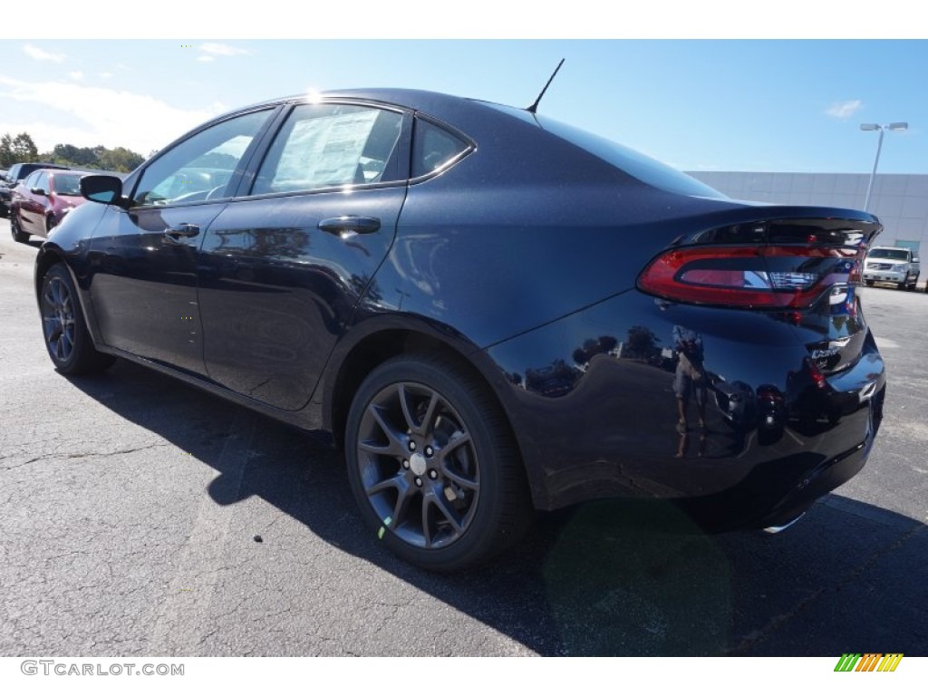 2016 Dart SXT Rallye - True Blue Pearl / Black/Light Tungsten photo #2