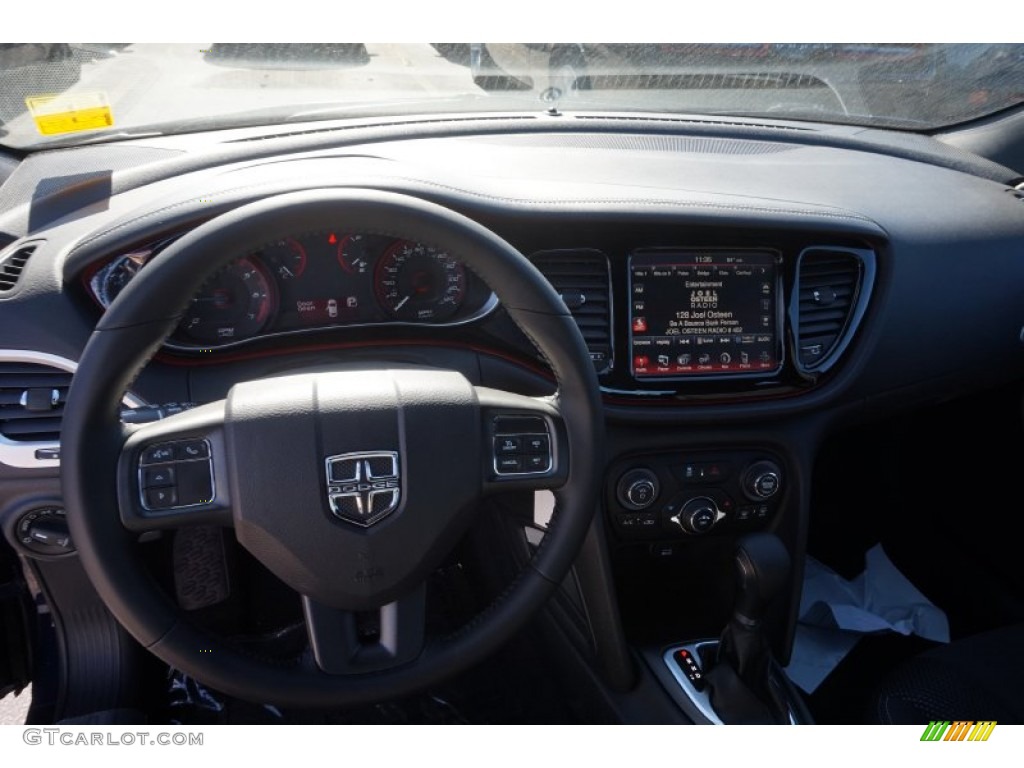 2016 Dart SXT Rallye - True Blue Pearl / Black/Light Tungsten photo #7