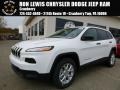 2016 Bright White Jeep Cherokee Sport 4x4  photo #1