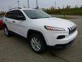 2016 Bright White Jeep Cherokee Sport 4x4  photo #11