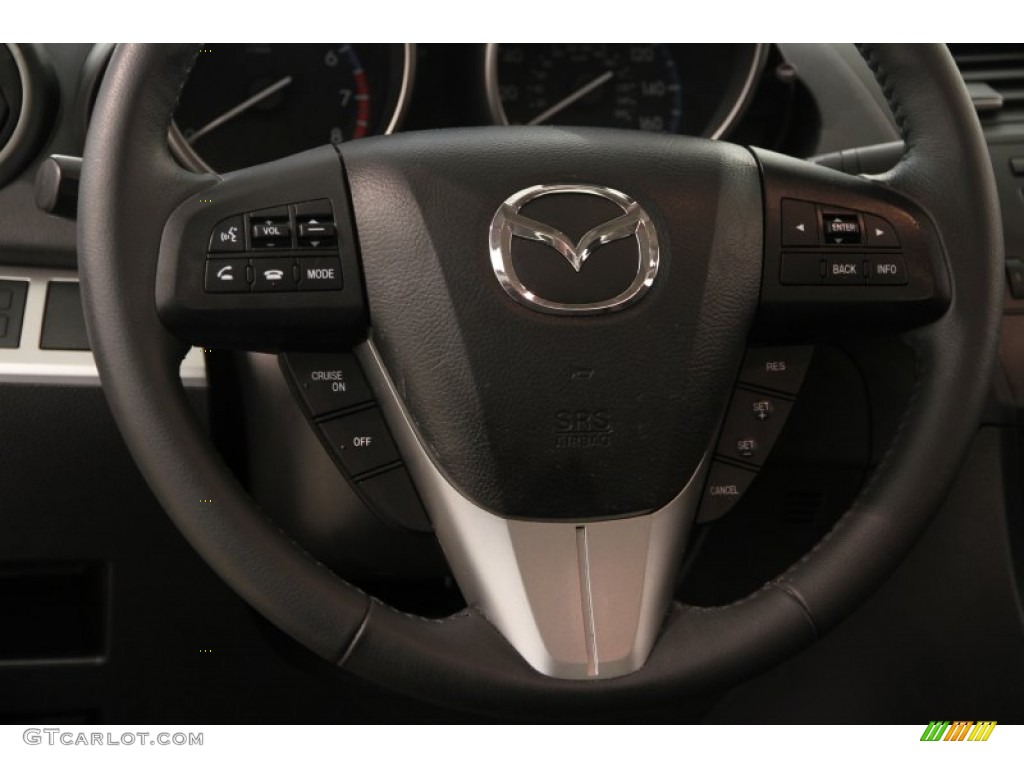 2012 MAZDA3 i Touring 4 Door - Sky Blue Mica / Black photo #6