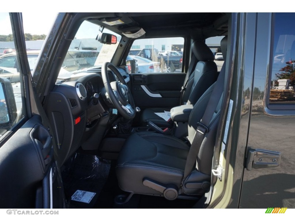 Black Interior 2016 Jeep Wrangler Unlimited Rubicon Hard