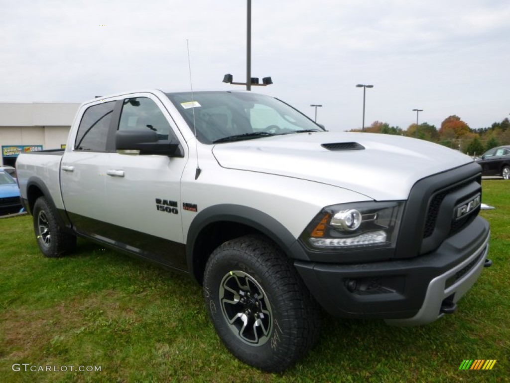 Bright Silver Metallic 2016 Ram 1500 Rebel Crew Cab 4x4 Exterior Photo #108111963