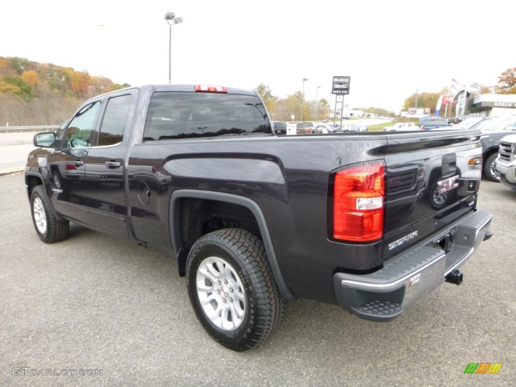 Iridium Metallic 2016 GMC Sierra 1500 SLE Double Cab 4WD Exterior Photo #108112740