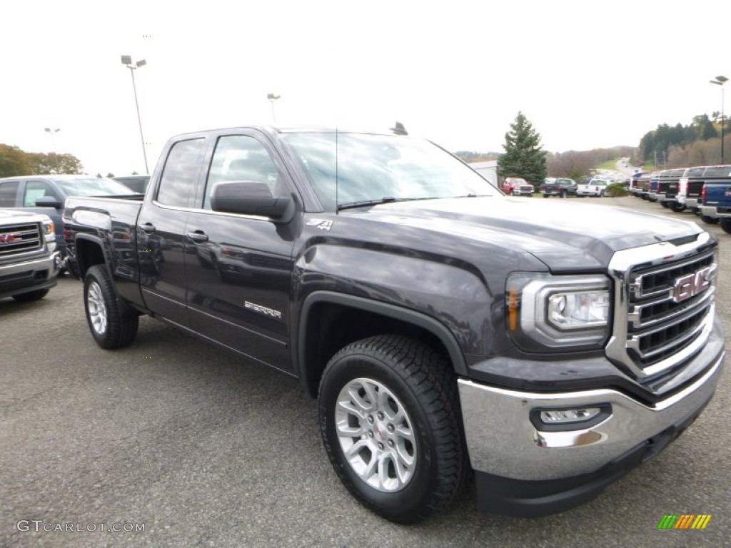 Iridium Metallic 2016 GMC Sierra 1500 SLE Double Cab 4WD Exterior Photo #108112887