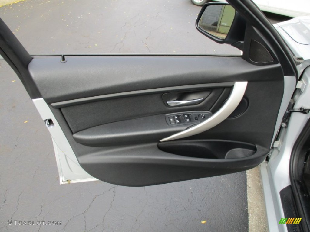 2015 3 Series 320i xDrive Sedan - Orion Silver Metallic / Black photo #10