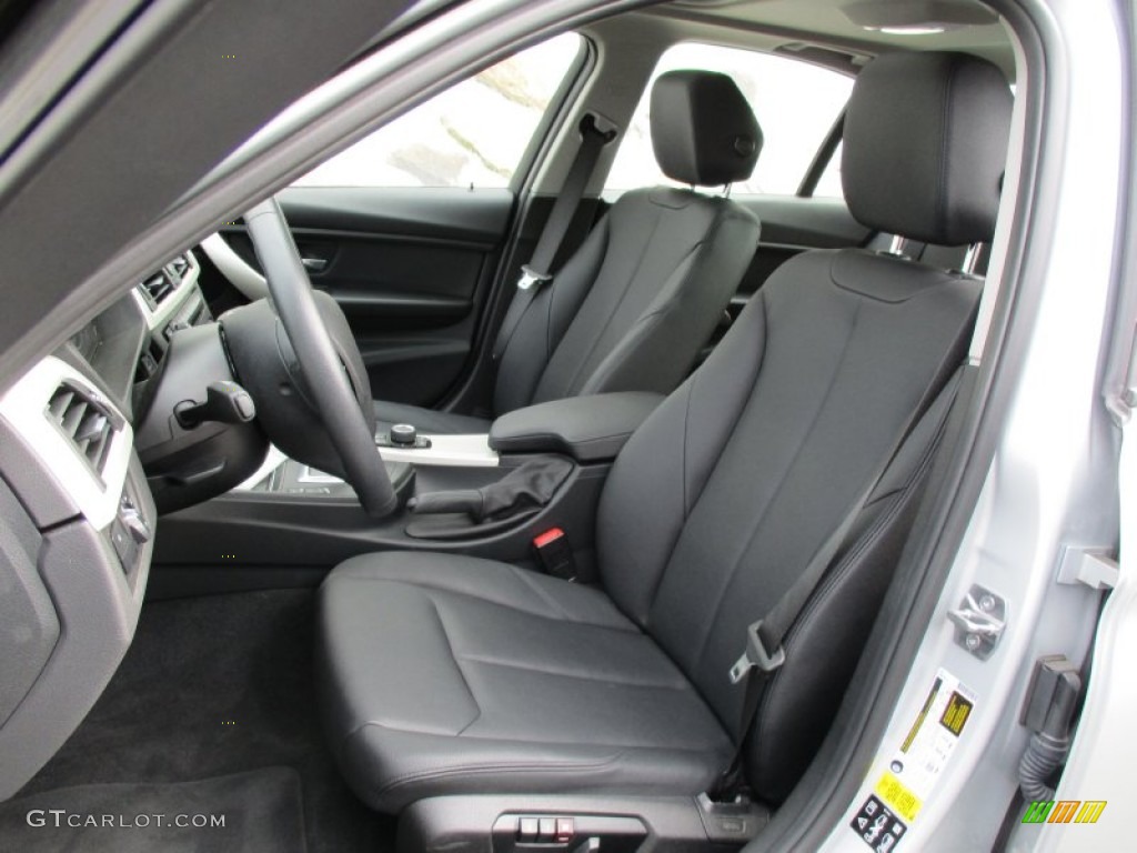 2015 3 Series 320i xDrive Sedan - Orion Silver Metallic / Black photo #13