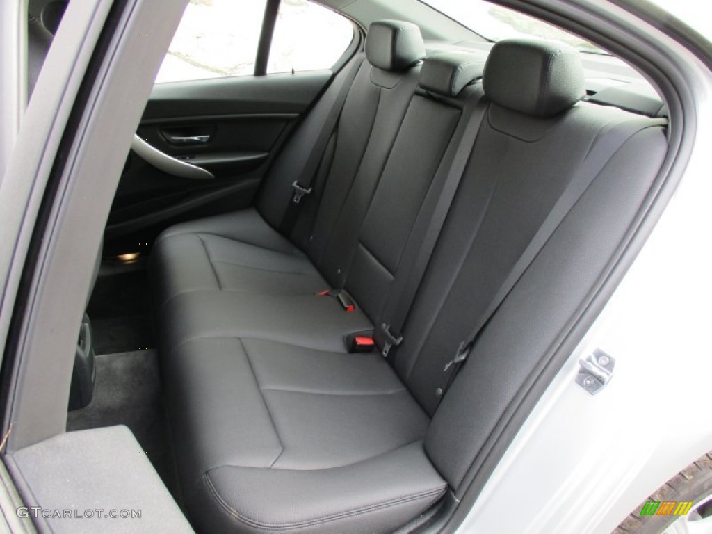 2015 3 Series 320i xDrive Sedan - Orion Silver Metallic / Black photo #14
