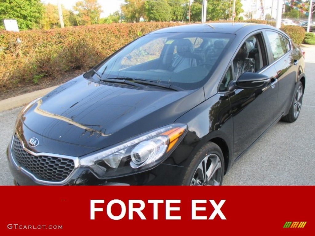 2016 Forte EX Sedan - Aurora Black Pearl / Black photo #1