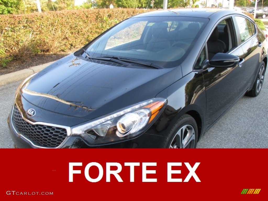 2016 Forte EX Sedan - Aurora Black Pearl / Black photo #1