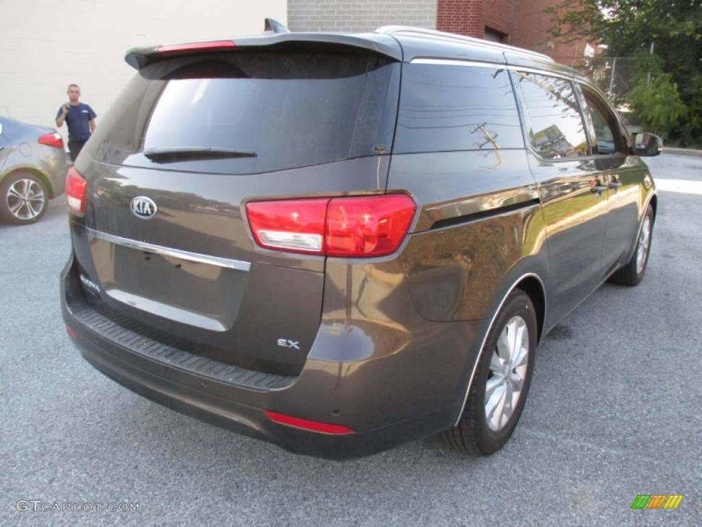 Titanium Bronze 2016 Kia Sedona EX Exterior Photo #108116358