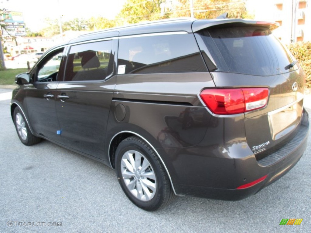 Titanium Bronze 2016 Kia Sedona EX Exterior Photo #108116390