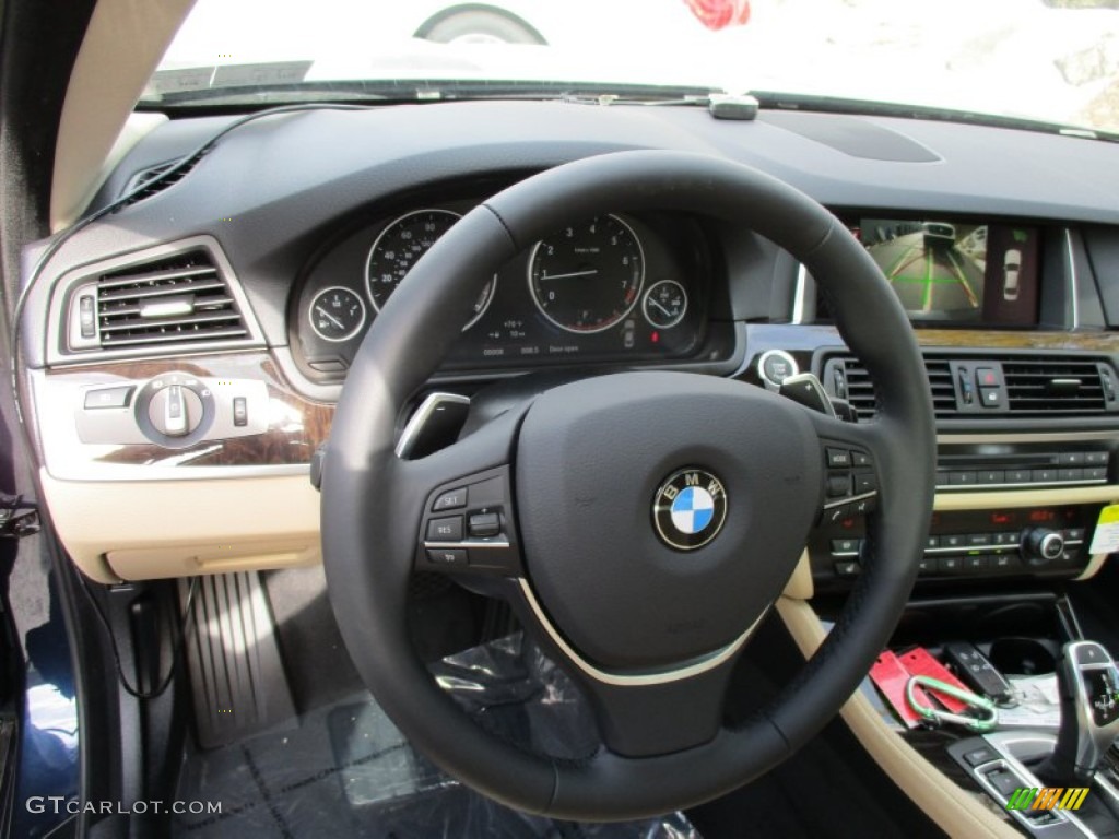 2016 5 Series 528i xDrive Sedan - Imperial Blue Metallic / Venetian Beige/Black photo #14