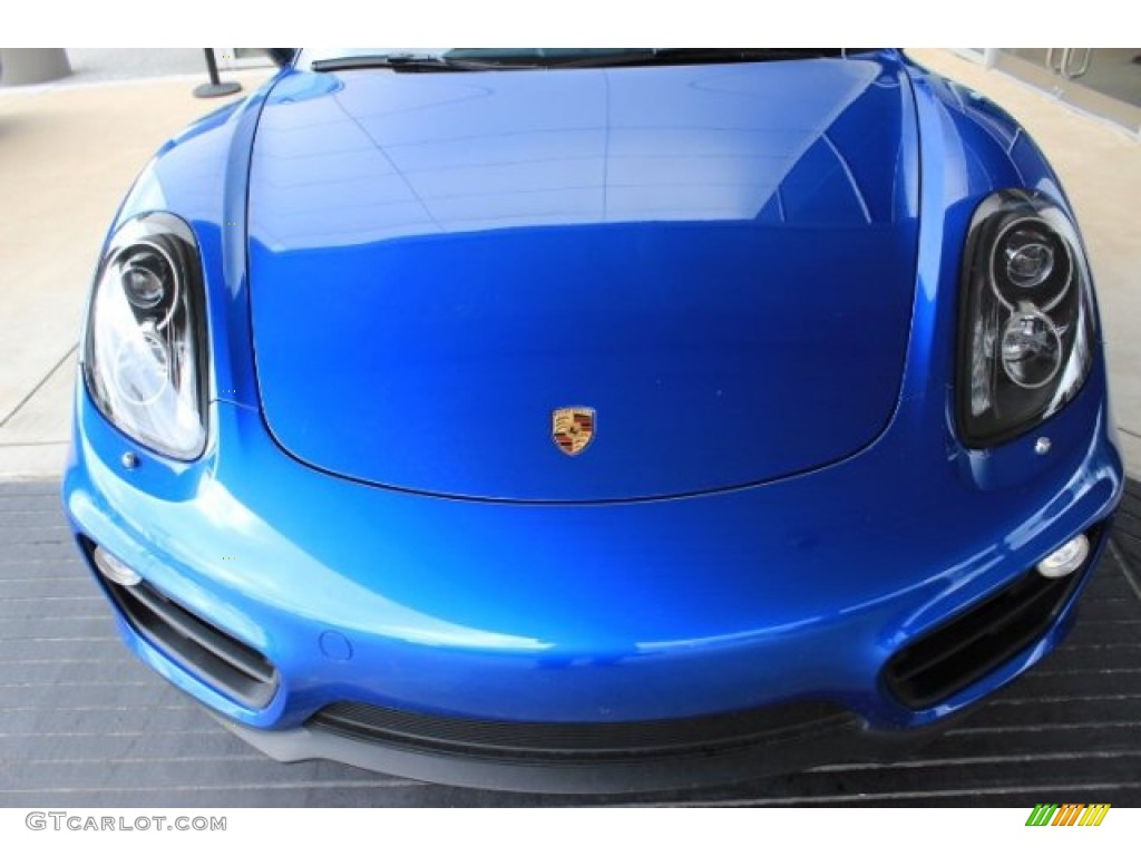 2015 Cayman  - Sapphire Blue Metallic / Black photo #2