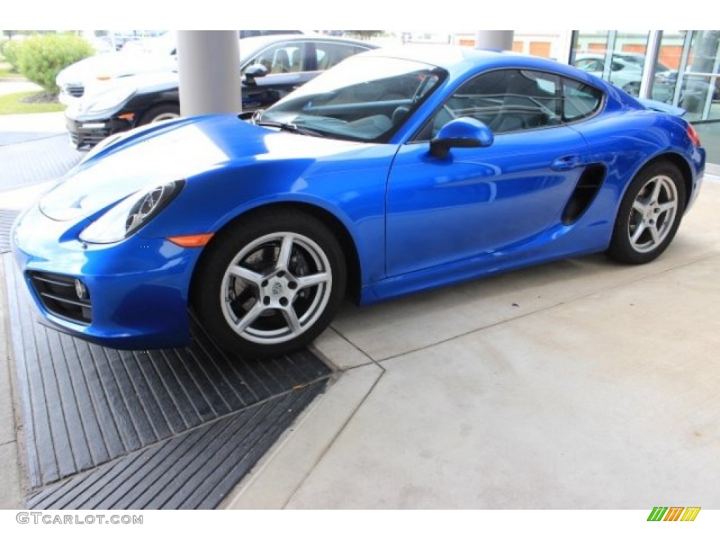 2015 Cayman  - Sapphire Blue Metallic / Black photo #5