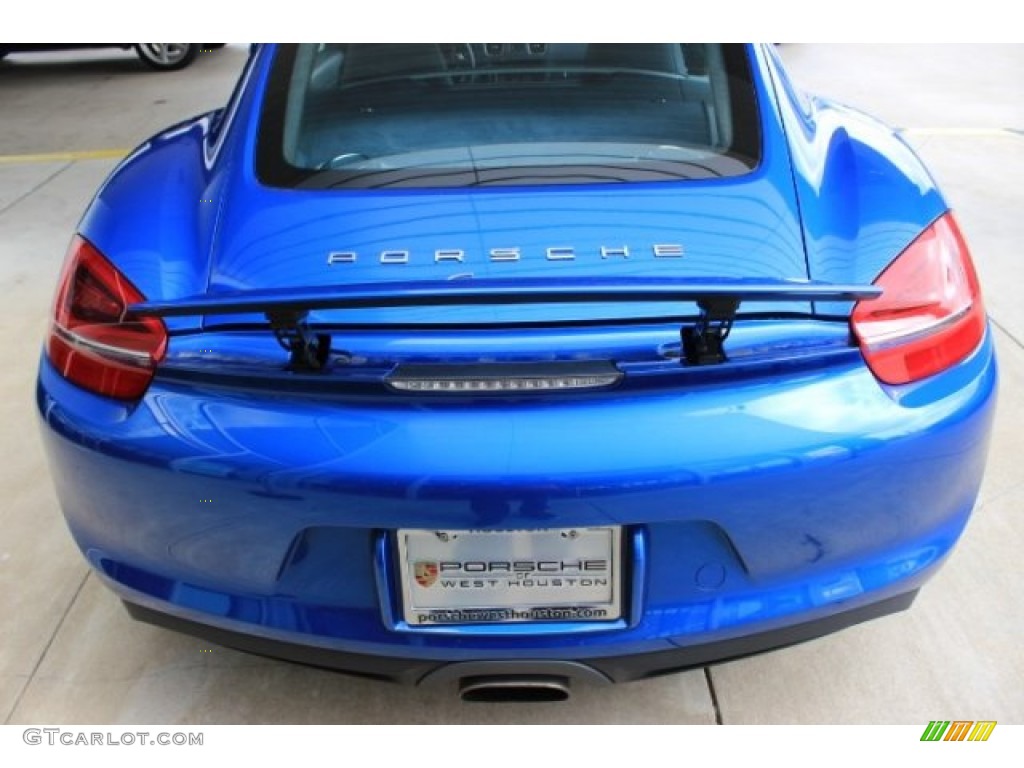 2015 Cayman  - Sapphire Blue Metallic / Black photo #8