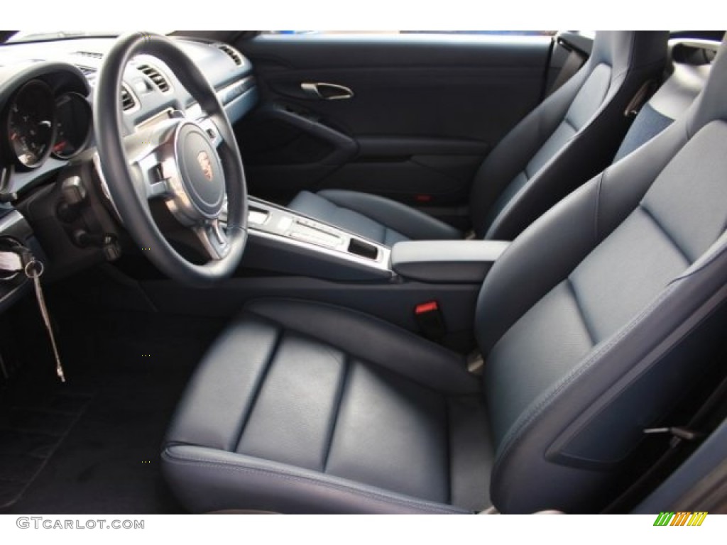 2015 Cayman  - Sapphire Blue Metallic / Black photo #14