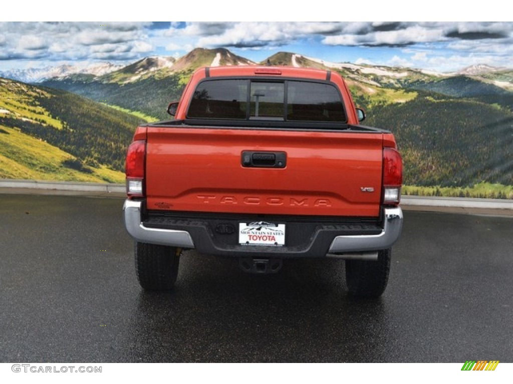 2016 Tacoma TRD Off-Road Access Cab 4x4 - Inferno Orange / Black photo #4