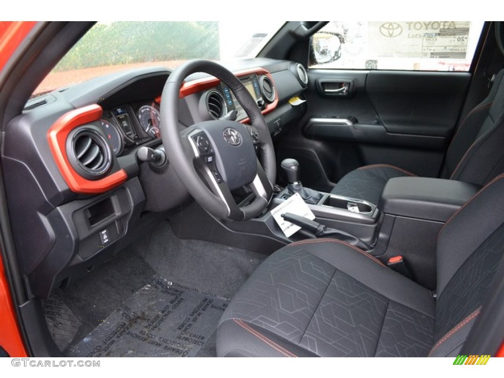 Black Interior 2016 Toyota Tacoma TRD Off-Road Access Cab 4x4 Photo #108119727