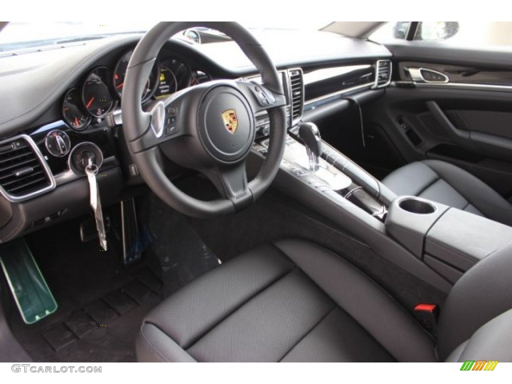 Black Interior 2016 Porsche Panamera Edition Photo #108119784