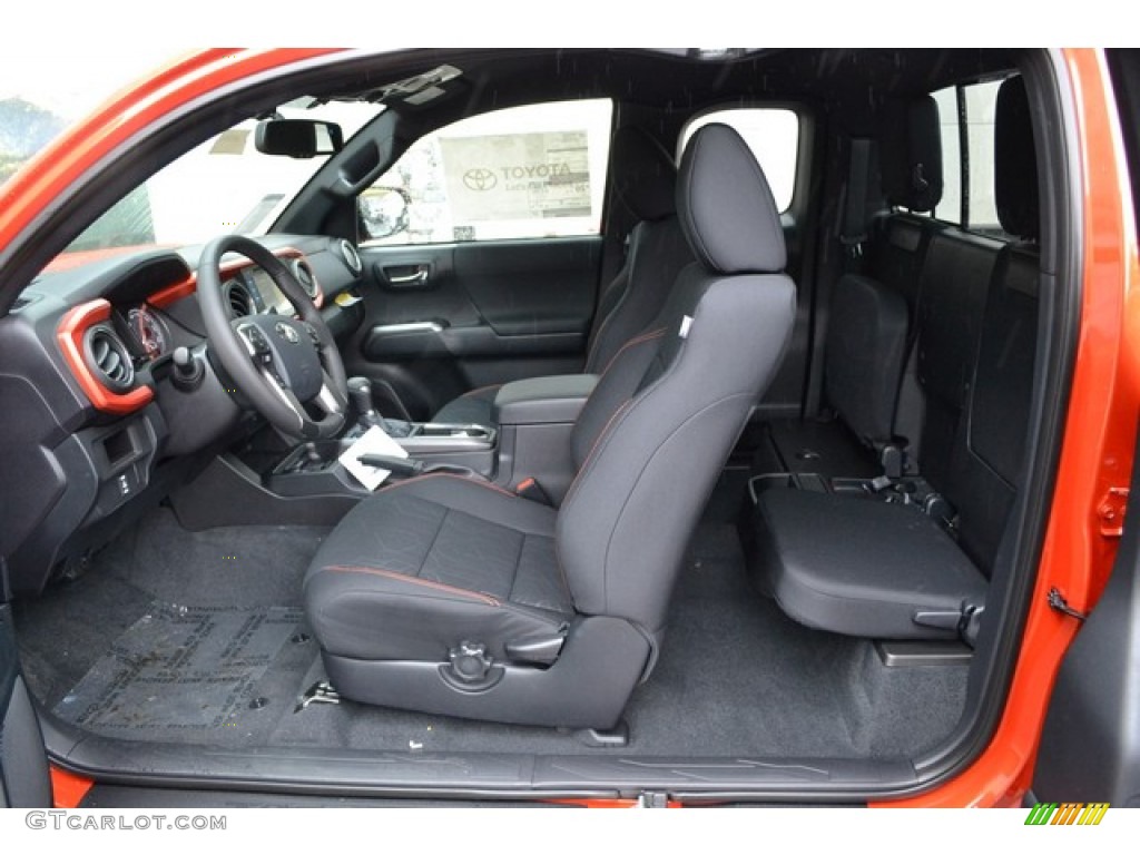 Black Interior 2016 Toyota Tacoma TRD Off-Road Access Cab 4x4 Photo #108119823