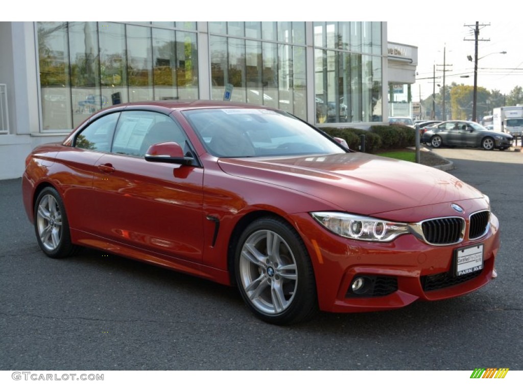 2015 4 Series 428i Convertible - Melbourne Red Metallic / Oyster/Black photo #1