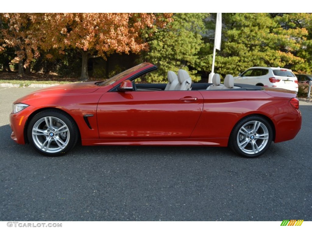Melbourne Red Metallic 2015 BMW 4 Series 428i Convertible Exterior Photo #108120243