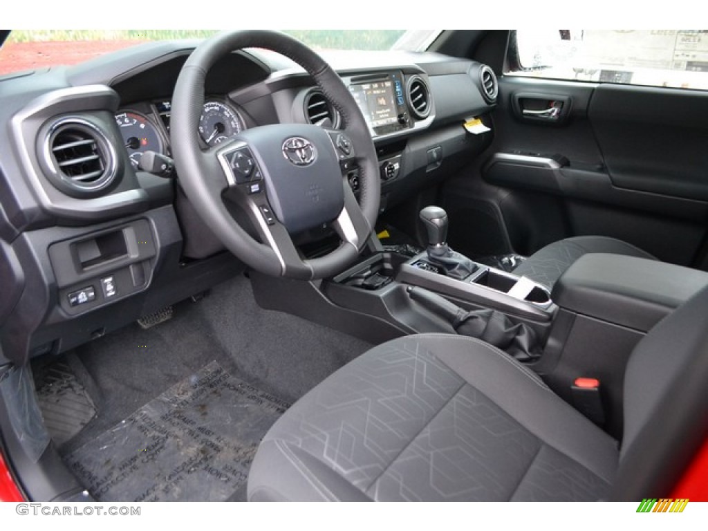 TRD Graphite Interior 2016 Toyota Tacoma TRD Sport Double Cab 4x4 Photo #108120510