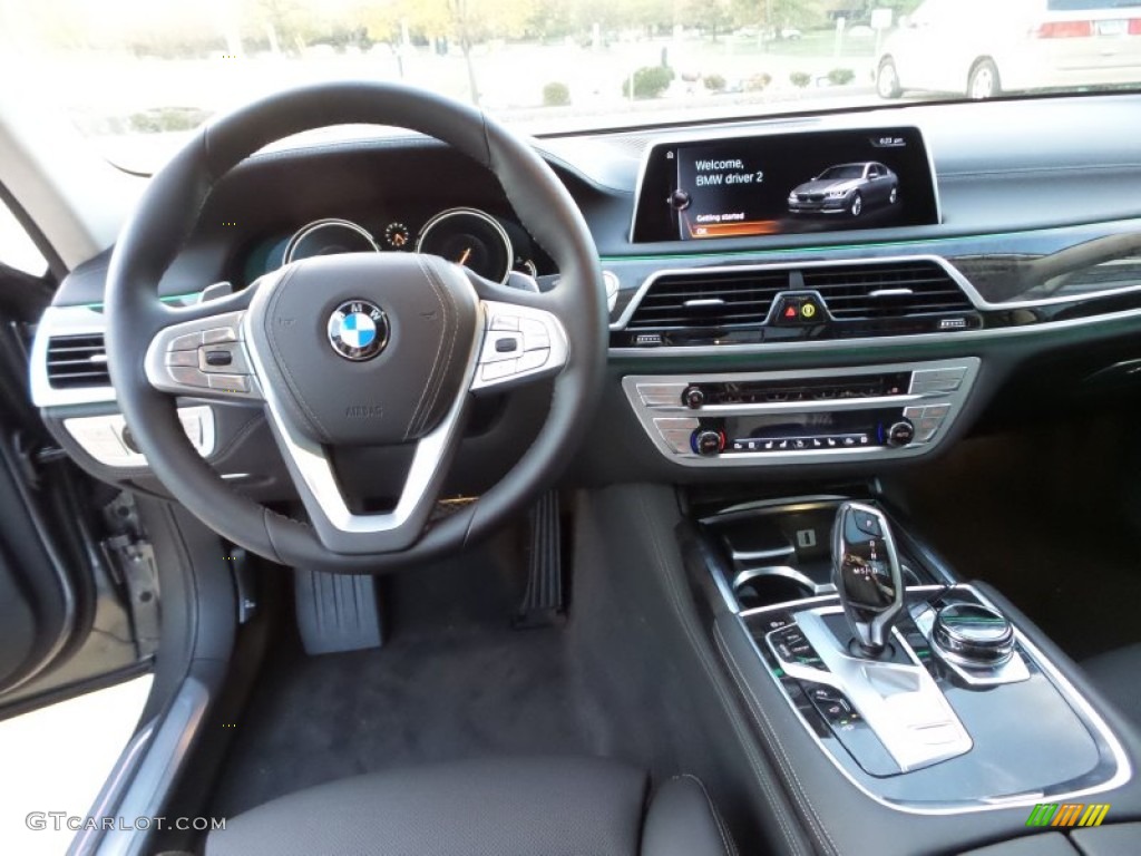 2016 BMW 7 Series 750i xDrive Sedan Black Dashboard Photo #108120516