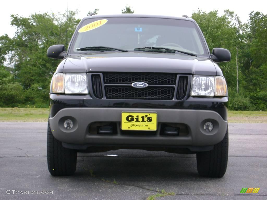 2001 Explorer Sport 4x4 - Black / Medium Prairie Tan photo #2